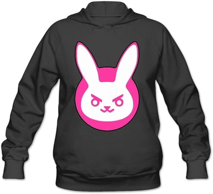 Tribute to a Rabit For animal lover Print on Black Pullover hoodie
