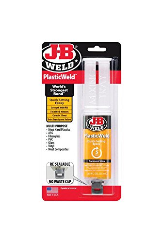 JB Weld 50132 PlasticWeld Epoxy à fixation rapide 25 ml Cover