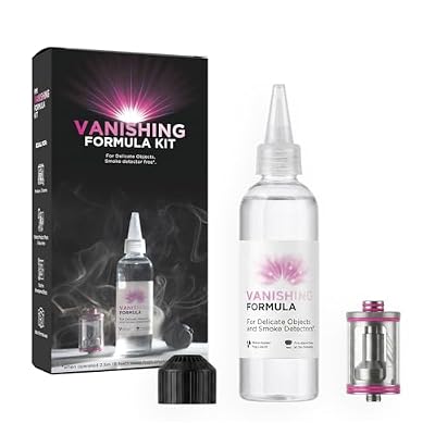 PMI Vanishing Formula Kit for SmokeNINJA Pro Series,Includes 100ml Refill, VF Chamber & Amplifying Nozzle, Indoor Safe Cinematic Fog Effects