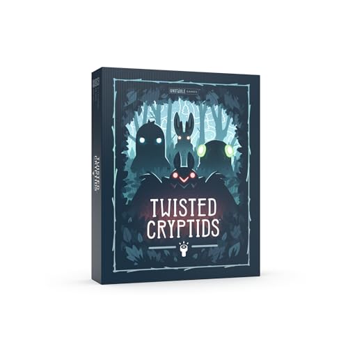 Unstable Games Twisted Cryptids Board Game - Strategy Card Game for Adults and Kids - Family Board Games for 2-4 Players, Ages 12 and Up - from the Creators of Unstable Unicorns and Here to Slay by Unstable Games - Used condition - US$18.98