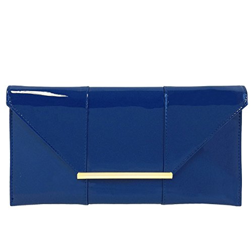 Image of JNB Faux Patent Leather Envelope Candy Clutch