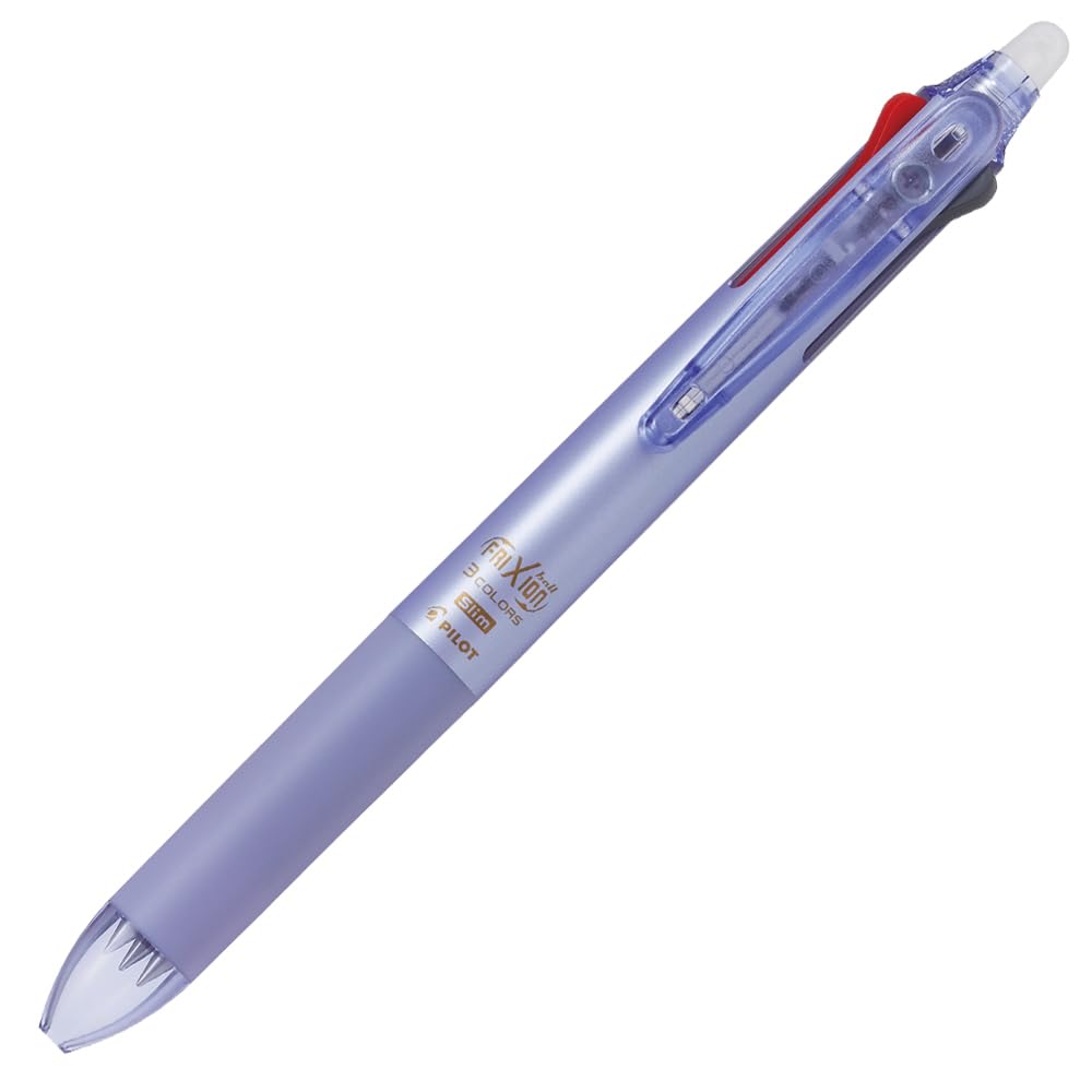 PILOT PLKFBS60UFPV Frixion Ball 3 Slim 0.38mm Pearl Violet Multicolor Ballpoint Pen : Office Products