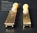 Hot Foil Stamping T-Slot Holder for Brass Stamp Die Mold DIY Leather Bronzing Stamping (Length 13cm)