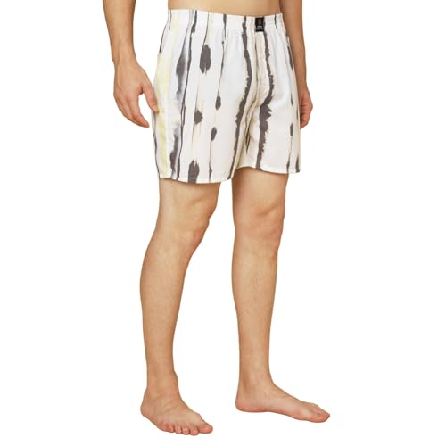 Image of Urban Scottish Ultra-Comfortable Men's Boxer Pants (Pack of 5) - 100% Cotton Material with A Stylish Print - Soft and Stretchy Elastic Waist Band - Dynamic Movement and Hardwearing Stitching