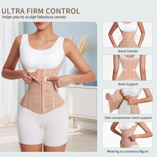 Image of Waist Cincher Trimmer Belt Girdle Workout Shapewear Tummy Control Shaper Waist Trainer for Women