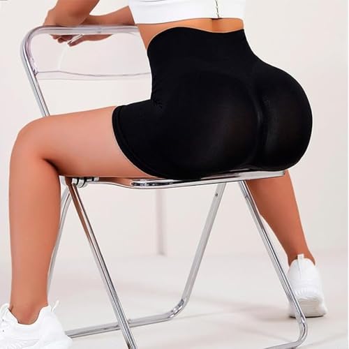 ManiaCompleta - Kit 4 Shorts Fitness Academia levanta BumBum para mulheres cintura alta Esconde barr