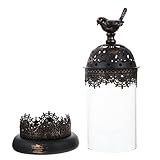 2. KERZENLEUCHTER-DEKORATION – VINTAGE. Ein schöner Kerzenständer ist das perfekte Heimdekostück und passt gut zu Schlafzimmer- oder Wohnzimmermöbeln. Der dekorative Vogelkäfig ist auch ein perfektes Geschenk zur Hochzeit oder Einweihung.