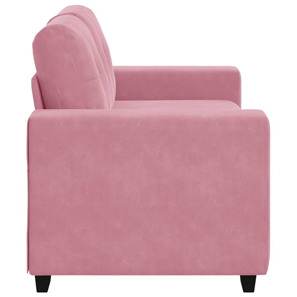 Générique Loveseat Velvet 120 cm Rosa