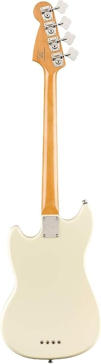 Squier Classic Vibe 60s Mustang Bass, Olympic White, Laurel Fingerboard