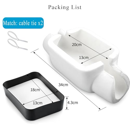 Boîtier isolant pour compteur d'eau extérieur antigel maison et jardin - Lot de 4 - 7