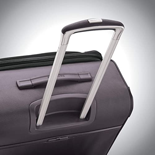 Image of Samsonite Solyte DLX Softside Expandable Luggage with Spinner Wheels, Mineral Grey, Carry-On 20-Inch