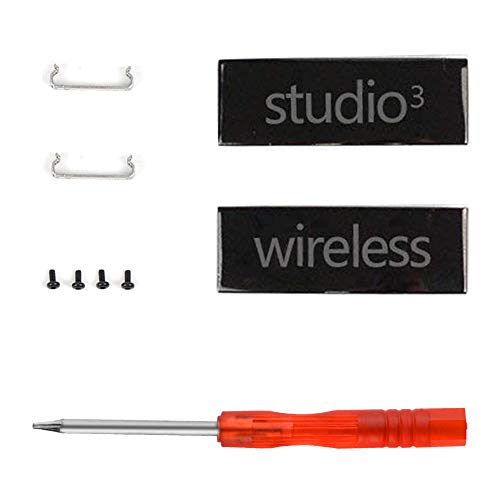 Studio 3 Replacement Hinge Parts Accessories Headband Connector Repair Kit Compatible with Beats by Dre Studio 3.0 Wireless Headphones (Black)