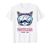 Gafas de esquí de Gato Panorama de montaña Panticosa Camiseta