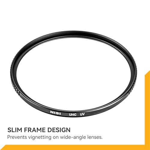 NiSi Filtr ochronny UV UHC 52 mm – ultracienki z 18 wielowarstwowymi powłokami, nano-powłoką, hydrofobową i odporną na zarysowania - UHD i filtr UV do obiektywu aparatu 52 mm