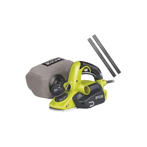 Pack RYOBI Rabot électrique EPN7582NHG - 750W - 82mm - Jeu de 2 fers jetables carbure - PB82A2