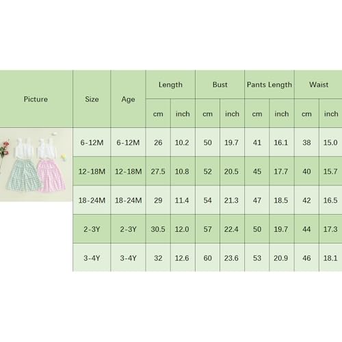 2PCS Baby Girl Strap Crop Tops Eyelet Embroidery Cami + Plaid Flared Wide-Leg Capris Pants Sets3