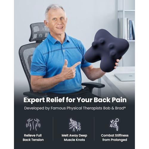 Image of BOB AND BRAD Cordless Back Massager with Heat FSA Eligible HSA, Shiatsu Back Massager for Pain Relief Deep Tissue, 3D Kneading Massage Pillow for Pain Relief, Soothing Full-Body Relief for Family