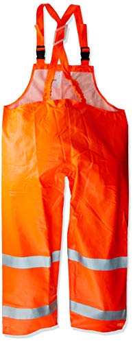 Image of Tingley Unisex Eclipse Quad-Hazard High Visibility, Liquidproof, Arc Flash and Flash Fire Protection Overalls, Fluorescent Orange /Red, Large