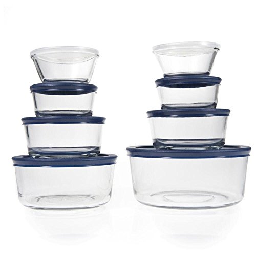 Anchor Hocking Glass 16 Piece Storage Container Set