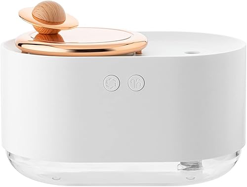 SKIMT Air Humidifier Air Humidifier Colored Light Purifier Fog Aroma Diffuser for Home Office Desktop Vaporizer (Color White)
