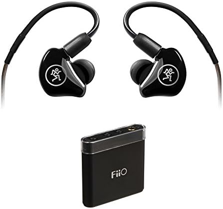 Mackie MP-220 Dual Dynamic Driver in-Ear Headphones with FiiO A1 Portable Headphone Amp