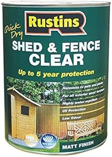 Rustins Shed and Fence Clear 5L
