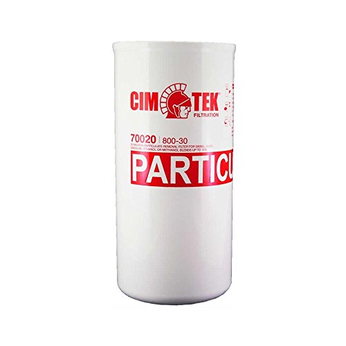 Cim-Tek 70020 800-30 Fuel Dispenser Filter, 30 Micron Hi Flow