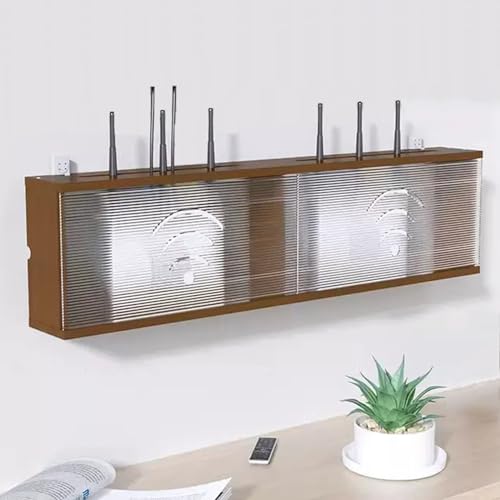 Étagère murale pour défonceuse et boîtier internet grand modèle