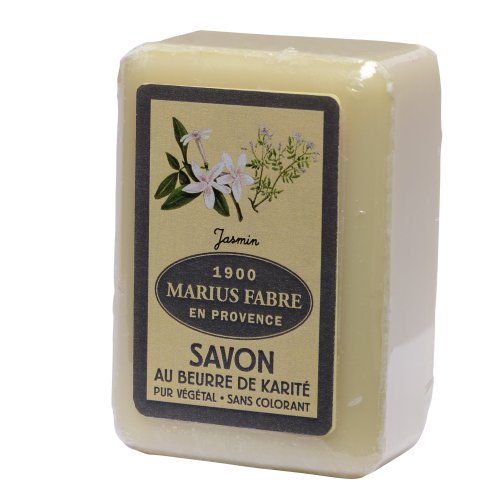 Savon de Marseille, Jasmine fragrance, 5.3 Oz Bar soap, Marius Fabre