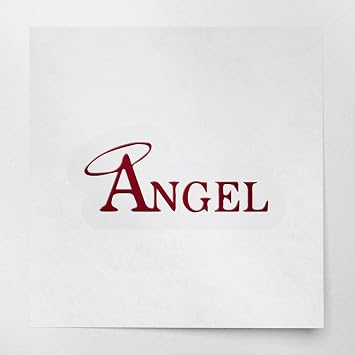 2 Pcs - No Background Decal Stickers of Angel with Halo S Burgundy Premium Waterproof Vinyl Decal Stickers for Laptop Phone Accessory Helmet Car Window Mug Tuber Cup Door Wall USCstic534935RE040522