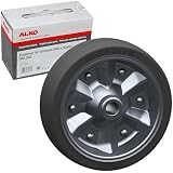 AL-KO Stützrad Ersatzrad 200x50 mm Bugrad 1212382 Laufrad Stahl, Vollgummi