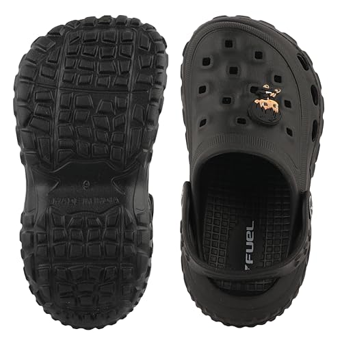 Image of FUEL Poddle Comfortable Indoor & Outdoor Casual Garden Clogs, Soft Cushioned Footbed and Lightweight EVA Slip-On Kids Clogs for Boys & Girls