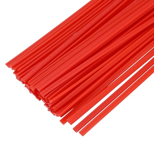 Image of MECCANIXITY Plastic Welding Rods 8" PE Red 50 Pcs