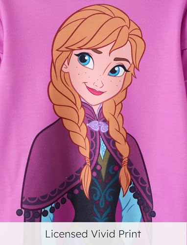 Image of Disney Frozen Minnie Mouse Stitch Princess Fall Toddler Girl Outfit 2 Piece Girl Clothes Long Sleeve Sweatshirt and Leggings
