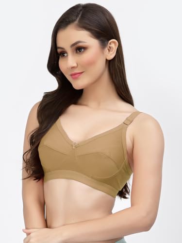 Image of Nuede, Black Seamed Non Padded Minimizer Bra (KamyaBCD-Purple-Black)
