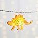 Lights4fun, Inc. 12 Dinosaur Battery Operated LED Indoor Kids Bedroom String Lights
