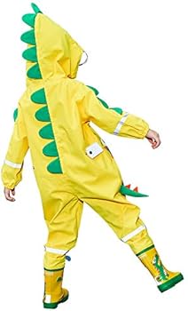 JinBei Kinder Regenjassen Meisjes Regenkleding Plaspakken met Capuchon