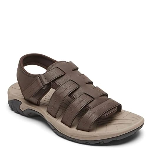 Rockport Men's Byron Fisherman Sandal, Java, 9