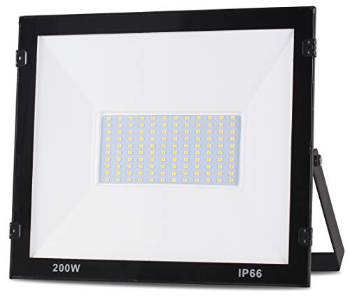 Refletor de Led 200w Holofote 6500k Luz Branco Frio Externo a Prova D'água Bivolt 100-240v Decoraçã