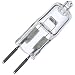 Satco S3121 50 Watt 900 Lumens T4 Halogen GY6.35 Base 12 Volt Clear Light Bulb, Dimmable