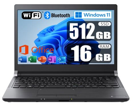 yςݕiz dynabook R73  16GB SSD 512GB 13.3C` WebJ WiFi ΉLAN Bluetooth MS Office 2019 Windows 11 ^y 1.27kg 2016N 6