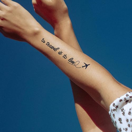 Temporary Tattoos for Women Waterproof Semi Permanent Stick On Tattoos - Image 3