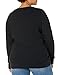 Amazon Essentials Women's Lightweight Long-Sleeve Cable Crewneck Sweater (Available in Plus Size), Black, Medium