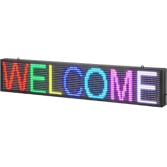VEVOR LED Display Programmierbar Nachricht Schild 380x102mm