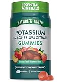 Nature's Truth Potassium Magnesium Citrate Gummies | 60 Count | Vegan, Non-GMO & Gluten Free Supplement