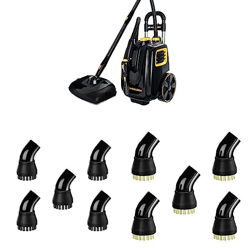 McCulloch MC1385 Deluxe Canister Steam Cleaner with 23 Accessories, Chemical-Free