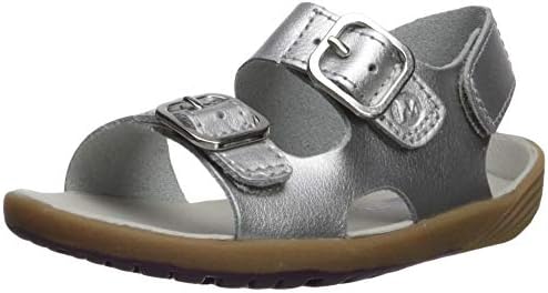 Merrell Girls Bare Steps H20 Sandal, Silver, 9.5 Toddler
