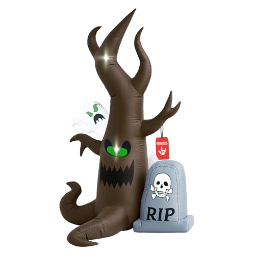 Morph 8ft Haunting Tree LED, Halloween Inflatables Outdoor Inflatable Halloween Decorations For Garden, Outdoor Decor