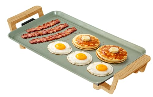 Living+ 19-Inch Electric Nonstick Griddle with Thermostat