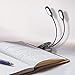 GLORIOUS-LITE Clip on Book Light/Reading Light/Clip Lamp with 10 LED Eye Care, 3 Color Changeable, Portable Reading Lamp, Battery & USB Operated, Bed Light for Kids, Bookworms, Students